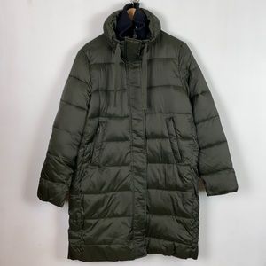 NWT Barbour 8 Weatheram Quilt Coat Dark Sage Green
